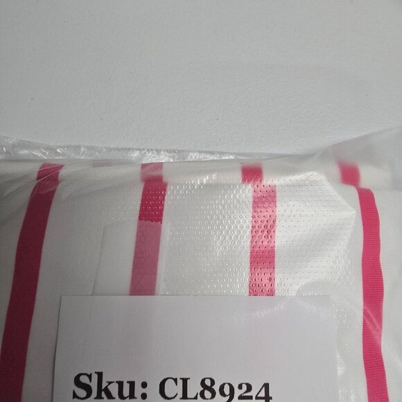 J McLaughlin Dress Womens Large Pink White Stripe Catalina‎ Cloth Beachy READ - Picture 13 of 13